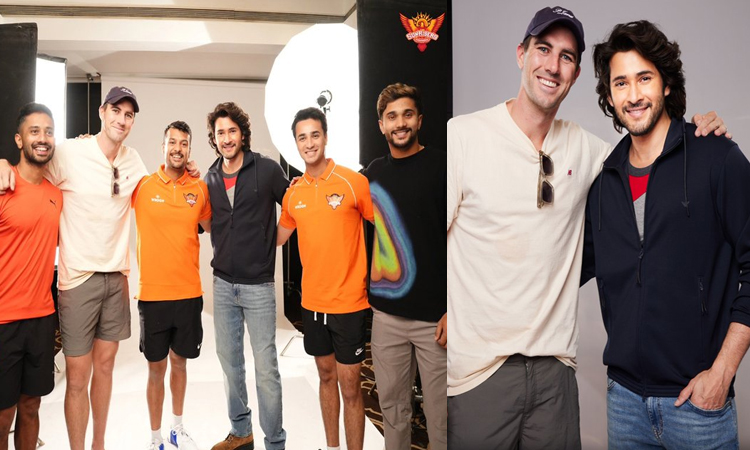 Mahesh Babu meet SRH Players