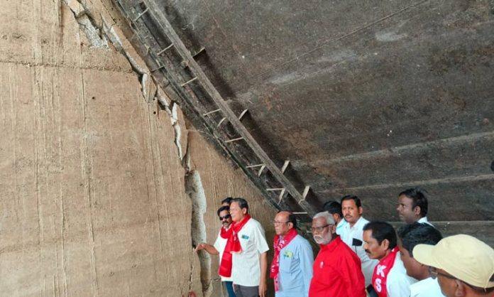 CPM leaders visited Medigadda barrage