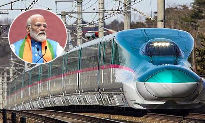 PM Modi promises 3 new bullet trains at BJP manifesto
