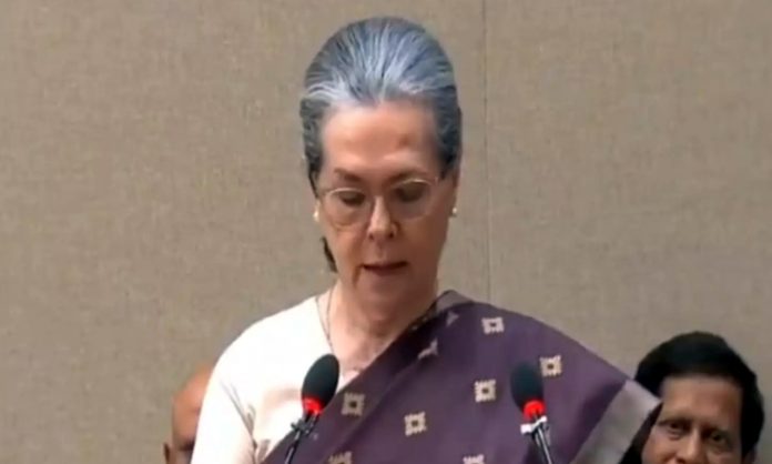 Sonia Gandhi takes oath as Rajya Sabha Member