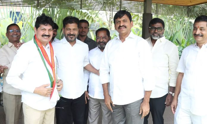 BRS MLA join in Congress