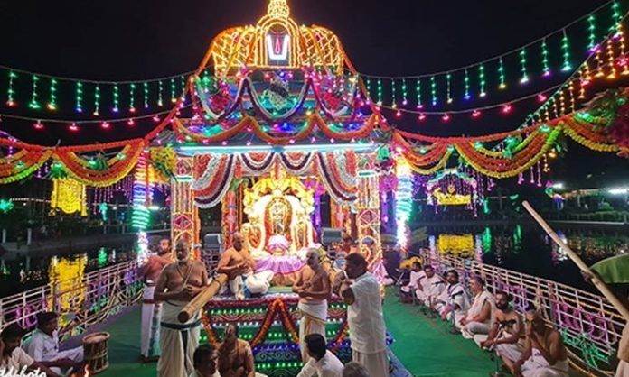 Shree Kodandarama Swami's Theppotsavams ended