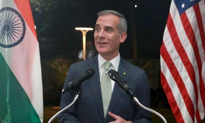 US Ambassador Eric Garcetti praised on India