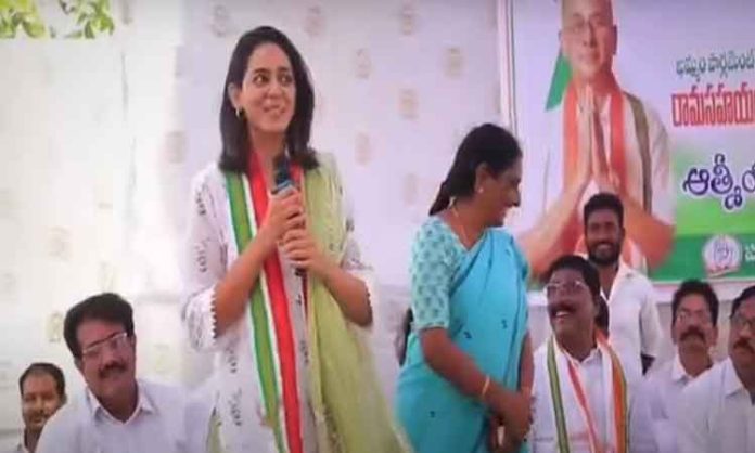 Hero Venkatesh Daughter Ashrita Election Campaigns For Congress Party In Khammam