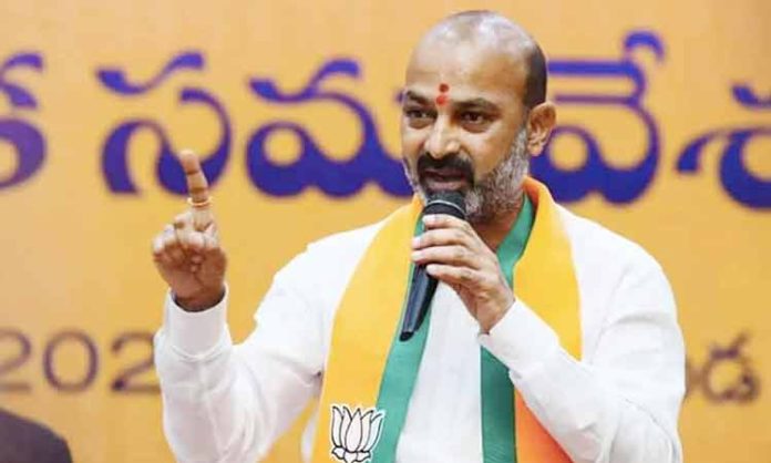 Bandi Sanjay Sensational Comments On KCR And KTR