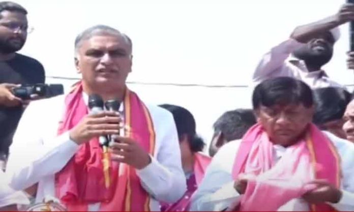 Harish Rao Roadshow in Husnabad