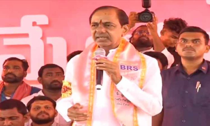 KCR Public Meeting At Veenavanka