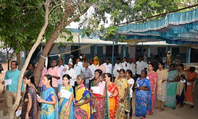 AP assembly Elections polling percentage