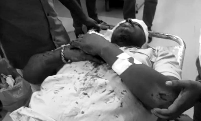 Attack on Bhuma Akhilapriya's bodyguard