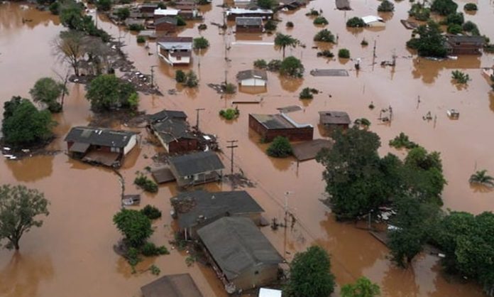 Heavy rains in Brazil