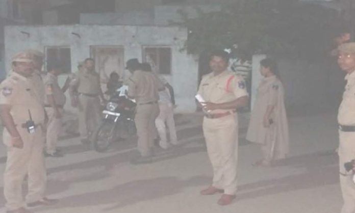 Police conducted checks in Rajendranagar and Narsingi