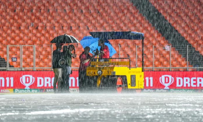 IPL 2024: GT vs KKR Match Called off due to rain