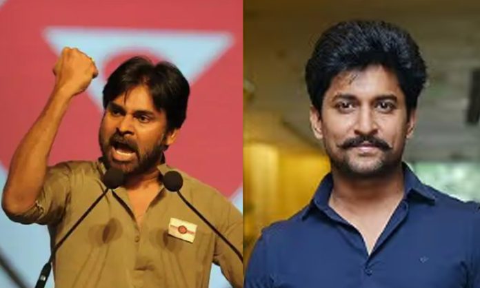 Hero nani support Pawan kalyan