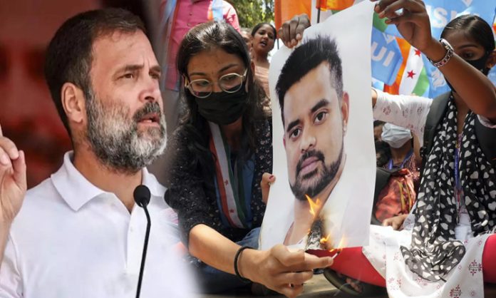 Rahul letter to Siddaramaiah to Stand by Prajwal victims
