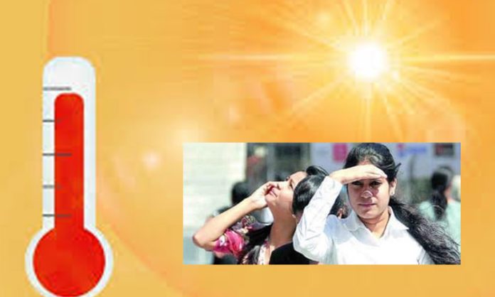 Temperature increased in summer