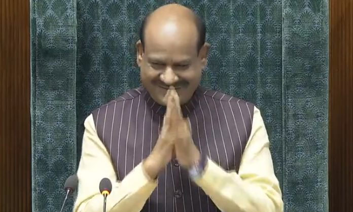 Ombirla as Speaker of Lok Sabha