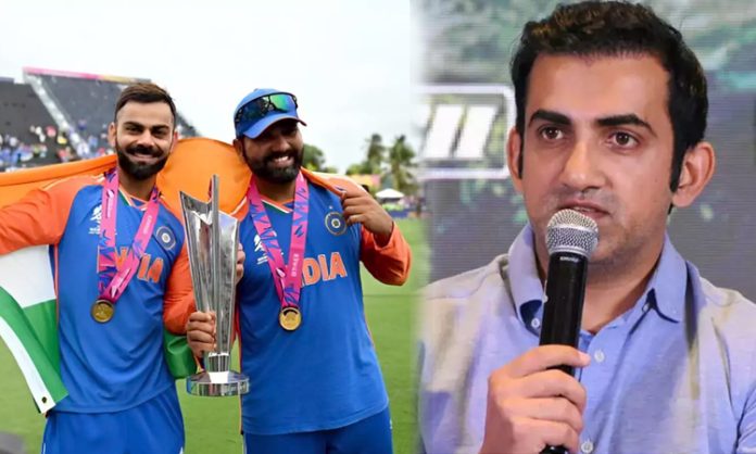 Gambhir About Rohit and Kohli's retirement