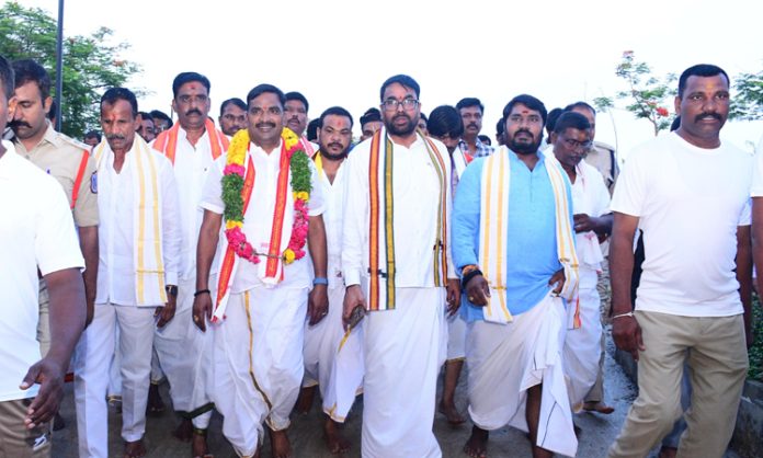 Giri Pradakshina in Yadadri Temple