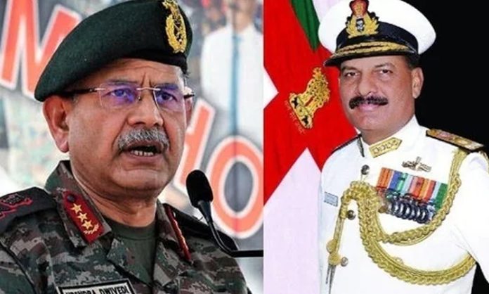 Lt Gen Dwivedi took charge as Army Chief