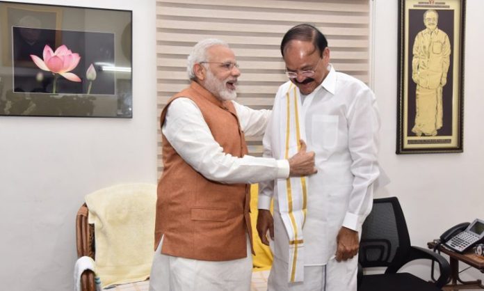 PM Modi Meet with Venkaiah Naidu