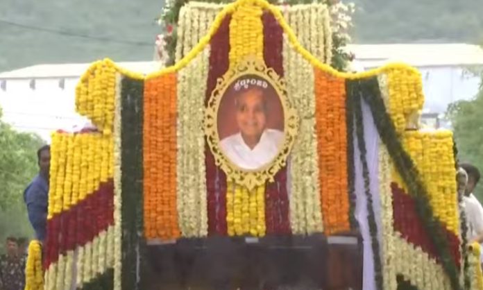 Ramoji Rao's final journey is ongoing