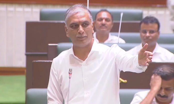Harish rao comments on Telangana budget