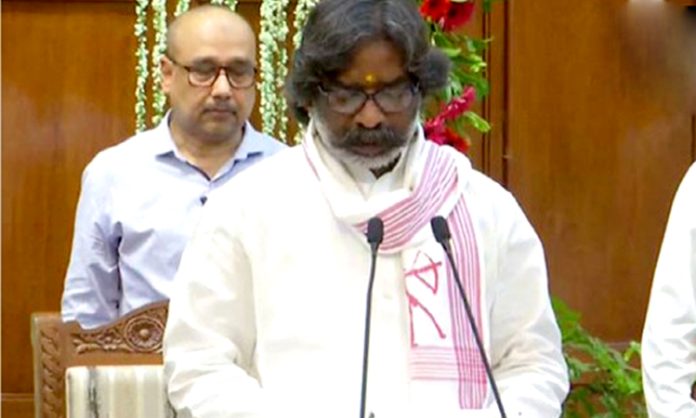 Hemant Soren sworn in as Jharkhand CM