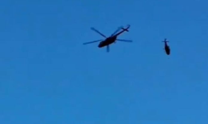 Helicopter crash