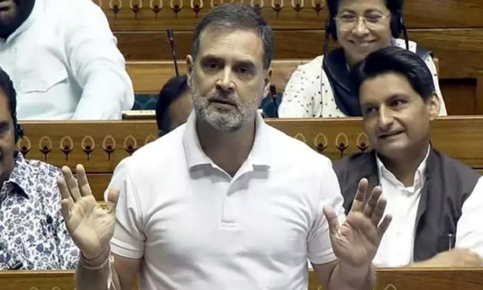 Rahul Gandhi claims bjp over ED Raids