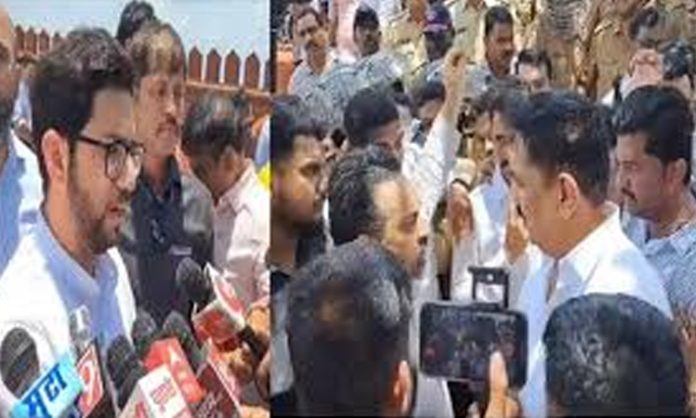 Sena and Rane supporters clash