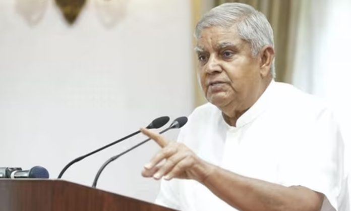 Dhankhad objected to Rahul's comments