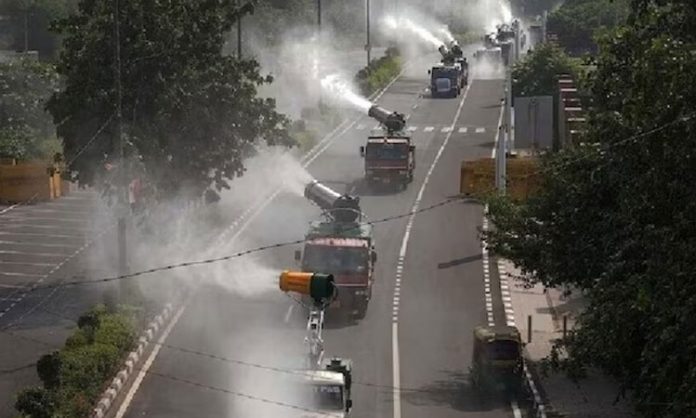 air quality falling in Delhi