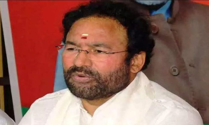Kishan reddy angry on police