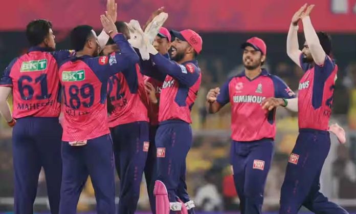 RR won on CSK