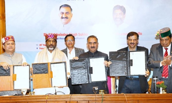Construction of power projects in Himachal pradesh