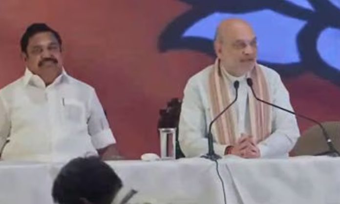 AIADMK BJP announce alliance for Tamil Nadu assembly elections