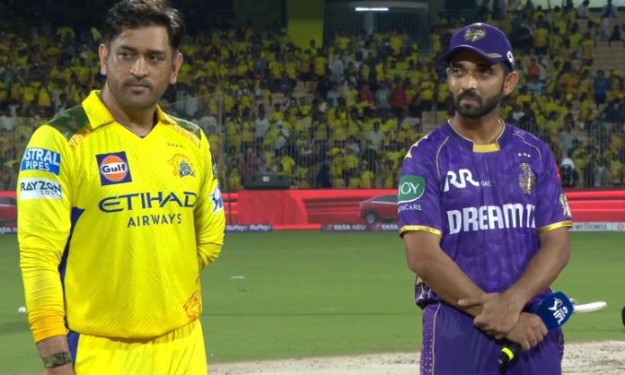 KKR Won Toss and Choose to Bowl Against CSK