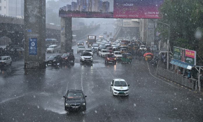 Heavy Rain in Hyderabad