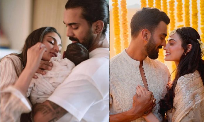 KL Rahul Daughter Name is Evaarah