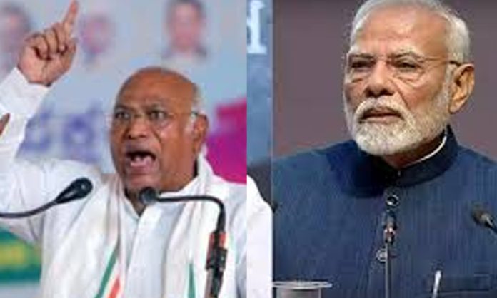 Congress chief Kharge criticizes PM Modi