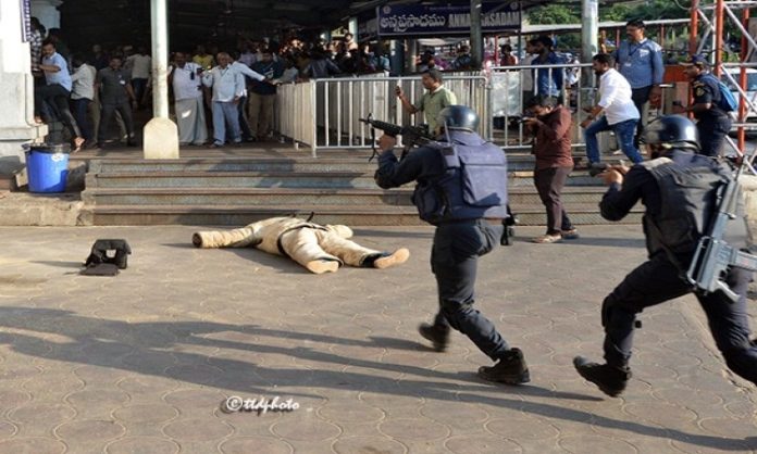 Mock Drill In Tirumala