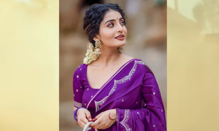 Ananya Nagalla acting in a Bollywood movie