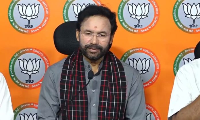 Kishan reddy comments on BRS and congress