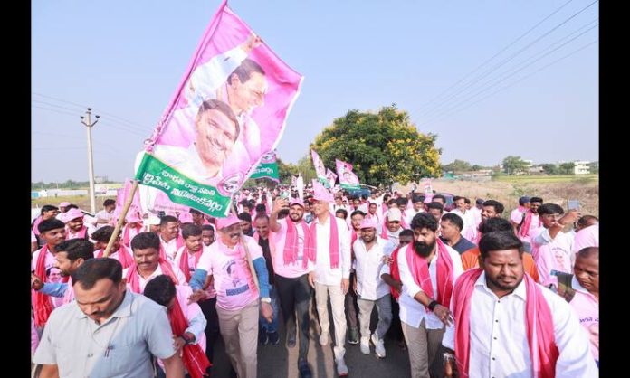 Harish rao padayatra