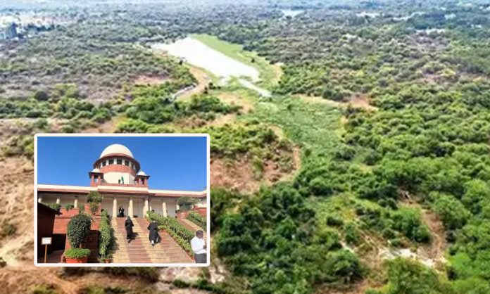 Supreme court serious on Kancha Gachibowli lands