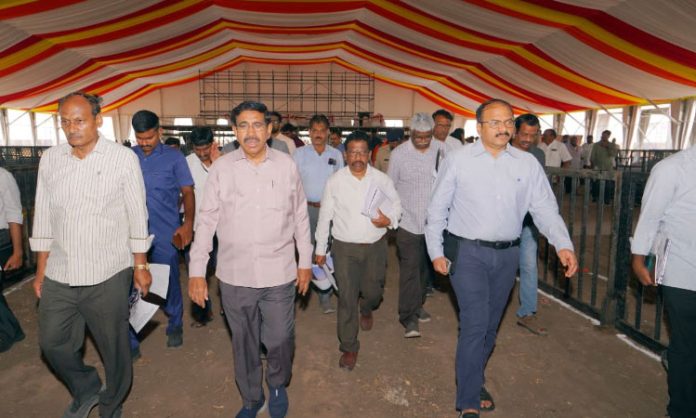 arrangements for Modi meeting in Amaravati