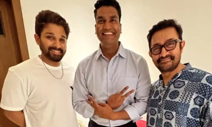 Allu Arjun Meets Aamir Khan