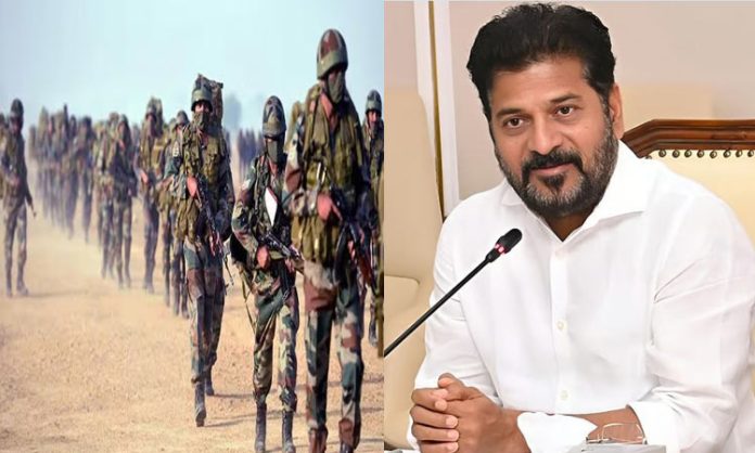 CM Revanth donate salary Army