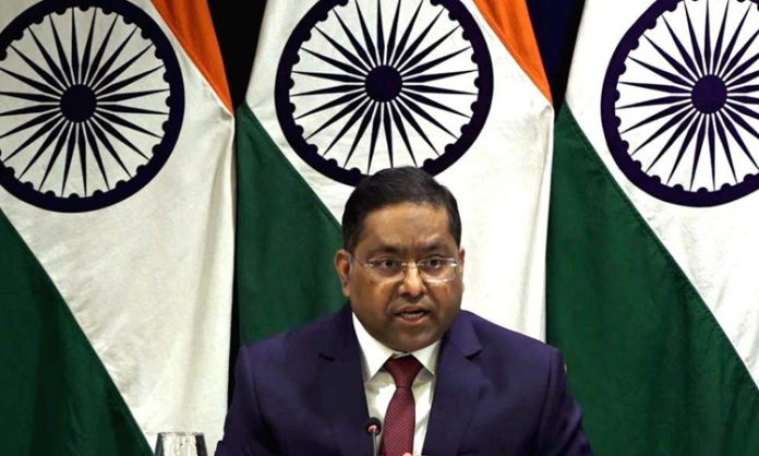 External Affairs Ministry Randhir Jaiswal fire on Pakistan