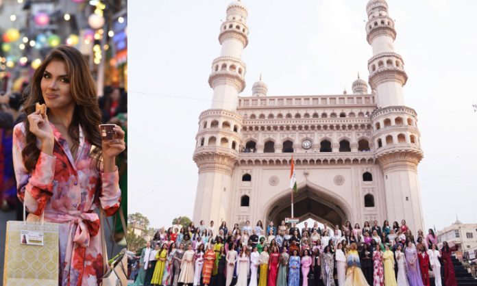 Miss World contestants go to Old city